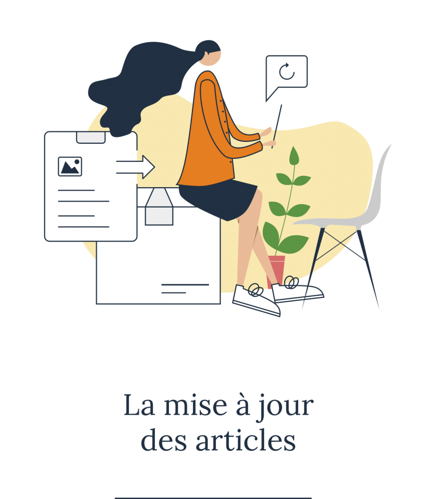 La mise à jour des articles